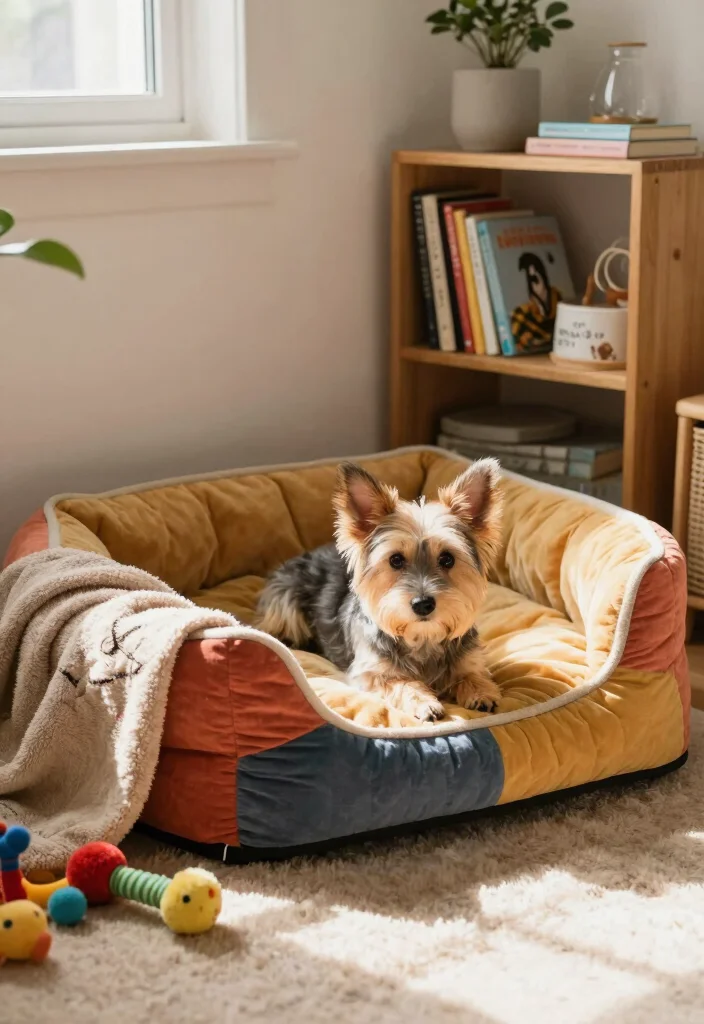 12 Quilt Craft Ideas for Cozy Handmade Creations 6 12 Quilt Craft Ideas for Cozy Handmade Creations - 6. Quilted Pet Bed 1