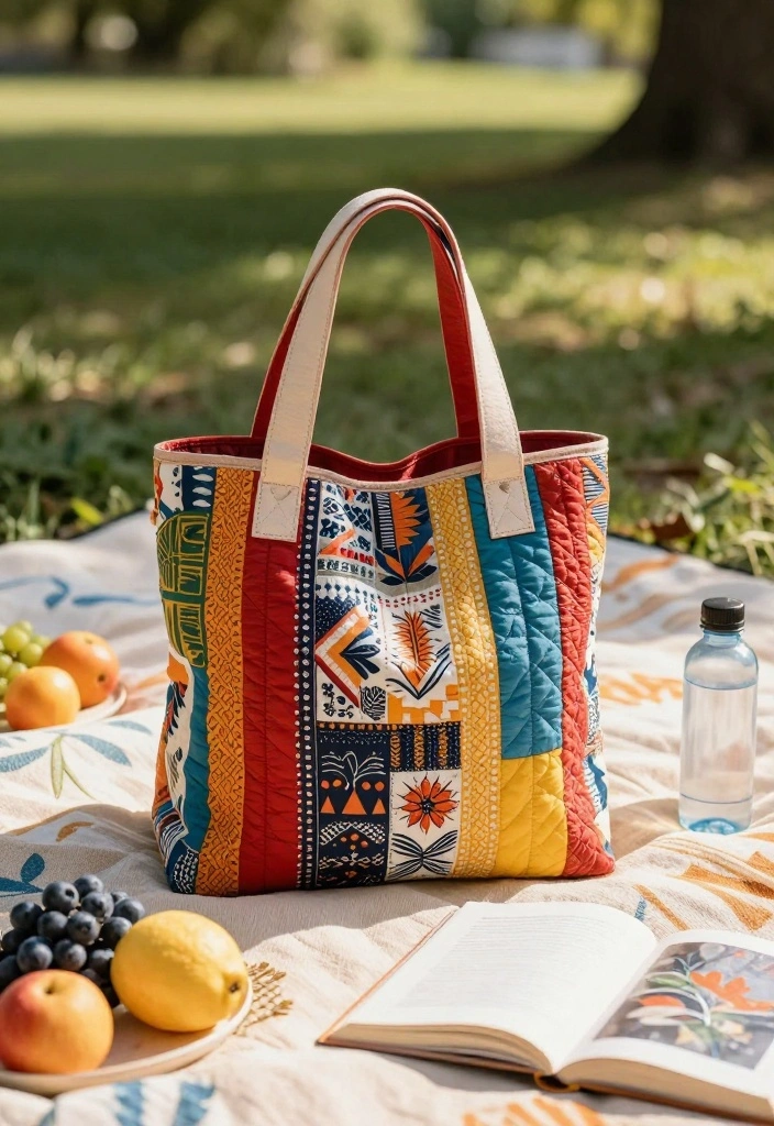 12 Quilt Craft Ideas for Cozy Handmade Creations 9 12 Quilt Craft Ideas for Cozy Handmade Creations - 9. Quilted Tote Bag 1