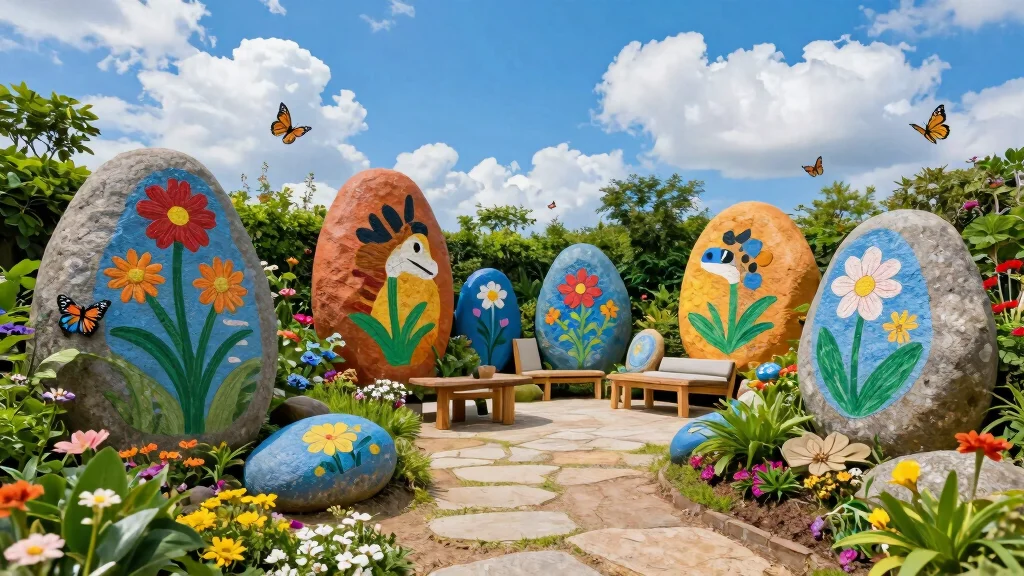 12 Rock Craft Ideas Easy Outdoor Friendly DIY Decor