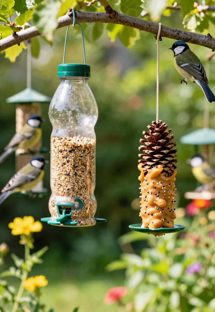 12 Summer Craft Ideas for Adults: Easy and Refreshing - 3. Eco-Friendly Bird Feeders 1