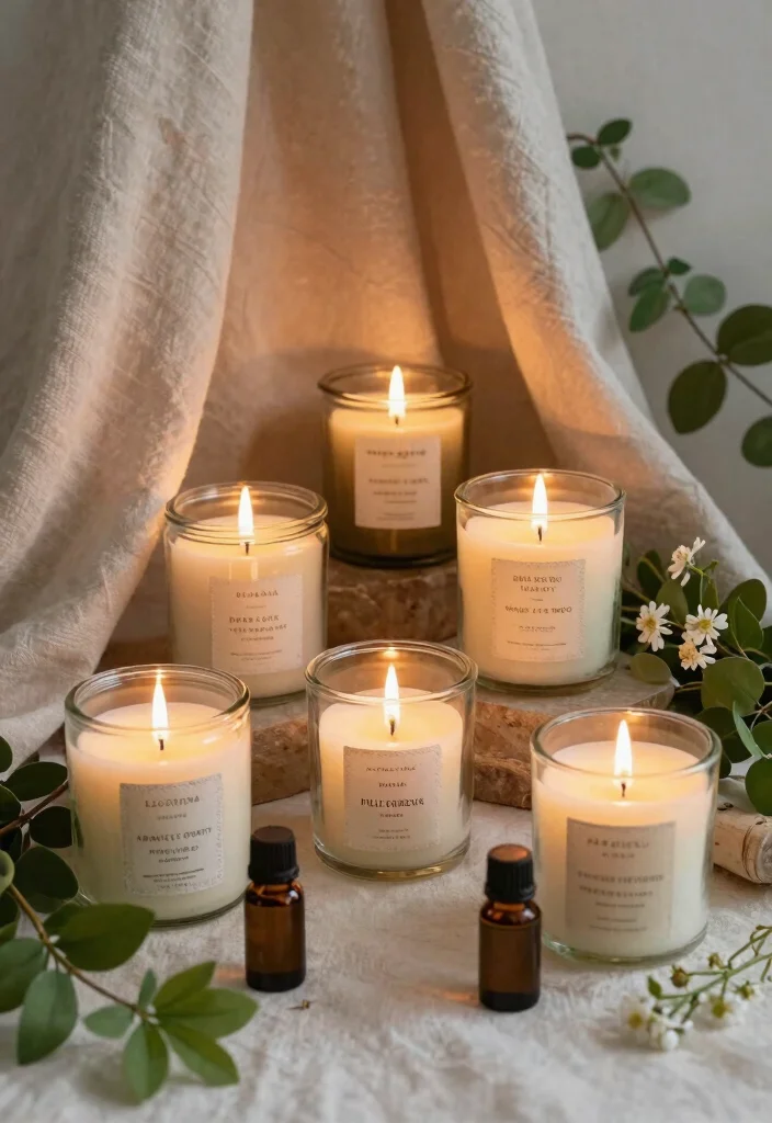 12 Summer Craft Ideas for Adults: Easy and Refreshing - 6. DIY Essential Oil Candles 1
