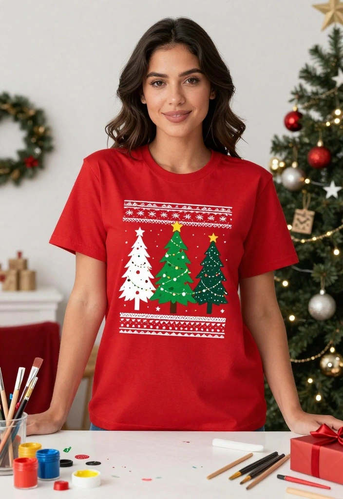 12 T Shirt Painting Ideas for Boyfriend He’ll Actually Wear - 12. Seasonal and Holiday Themes 1