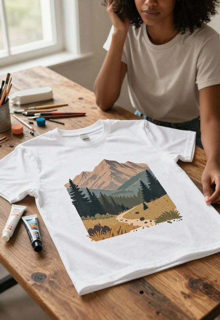 12 T Shirt Painting Ideas for Boyfriend He’ll Actually Wear - 2. Adventure Awaits Graphic 1
