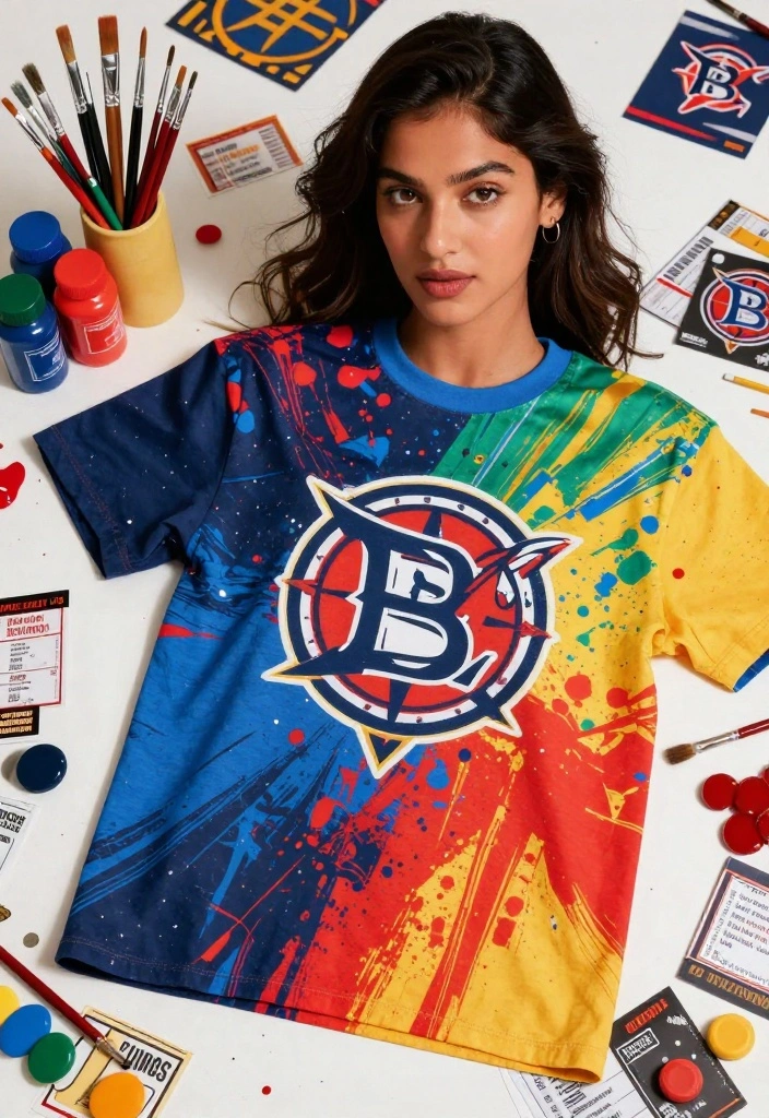 12 T Shirt Painting Ideas for Boyfriend He’ll Actually Wear - 6. Sports Team Spirit 1