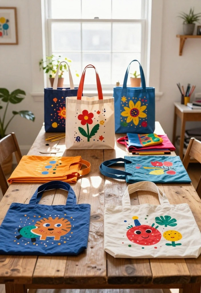 12 Trendy Craft Ideas Modern Pinterest Worthy 1. Upcycled T Shirt Tote Bags 0