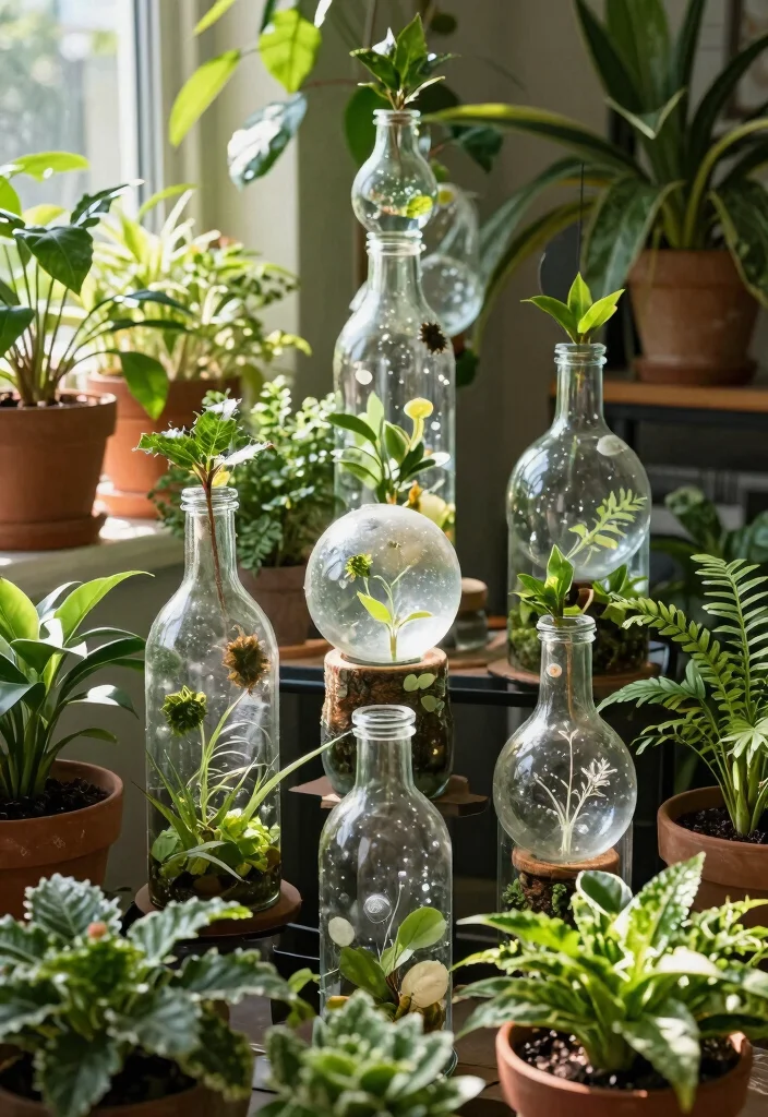 12 Trendy Craft Ideas Modern Pinterest Worthy 12. Eco Friendly Home Watering Globes 0