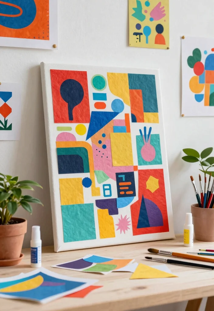 12 Trendy Craft Ideas Modern Pinterest Worthy 3. Recycled Paper Wall Art 0