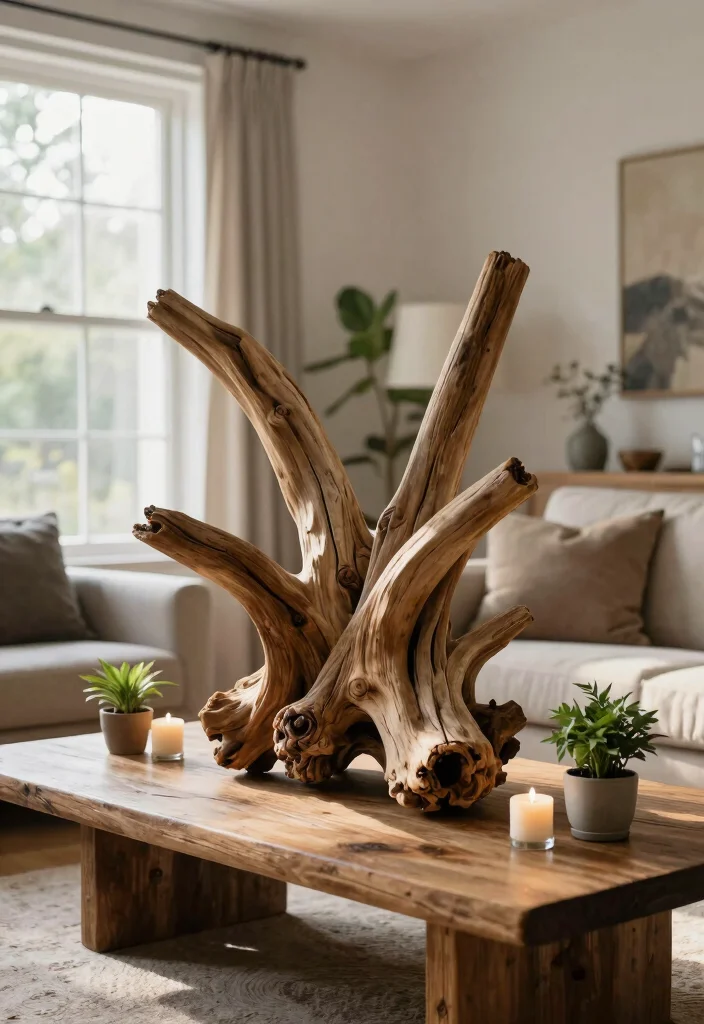 12 Trendy Craft Ideas Modern Pinterest Worthy 8. Touch of Nature Driftwood Decor 0