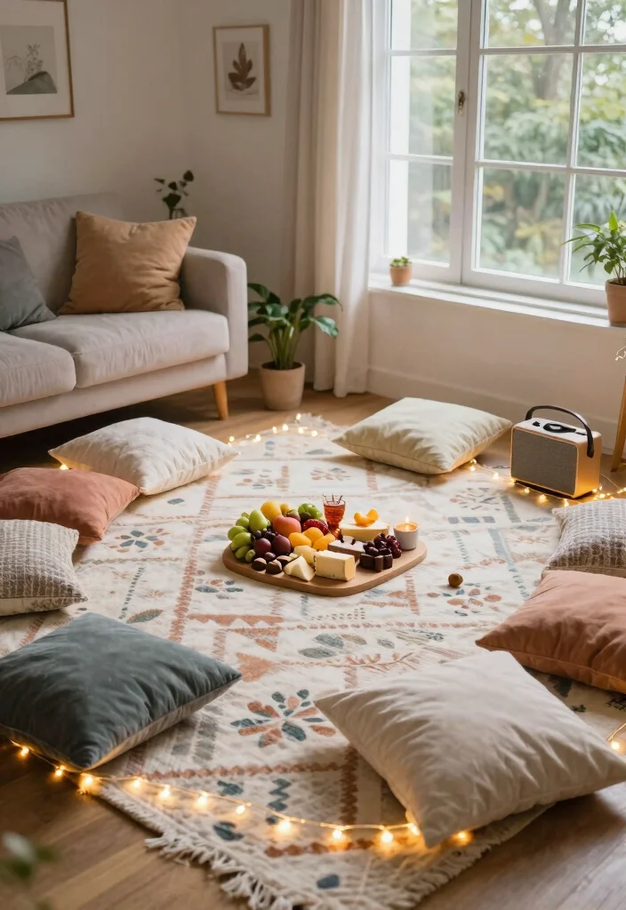 14 Anniversary Decoration Ideas at Home DIY and Romantic - 4. Romantic Picnic Setup 1