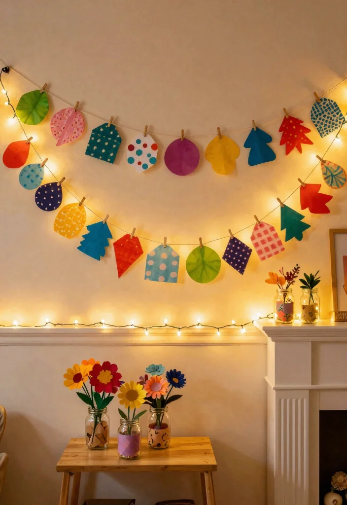 14 Art and Craft Ideas with Paper Simple and Creative 3. Handmade Paper Decorations 0