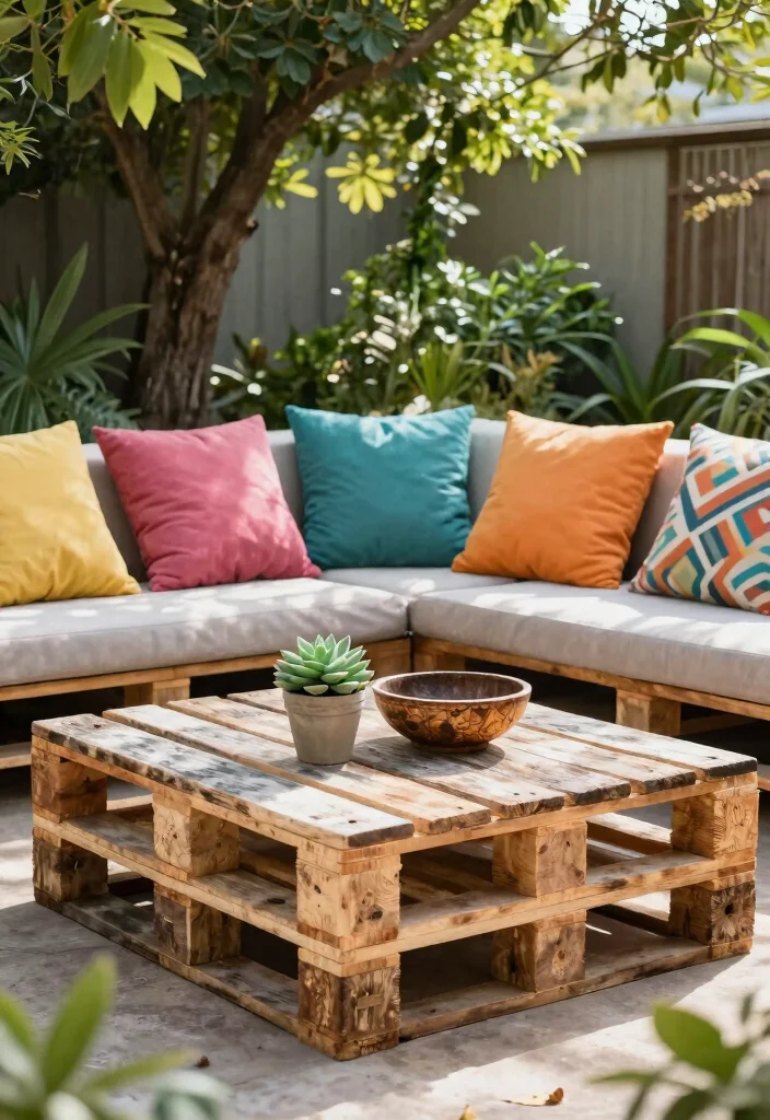 14 Best Out of Waste Decoration Ideas: Creative and Budget-Friendly - 2. Upcycled Pallet Furniture 1
