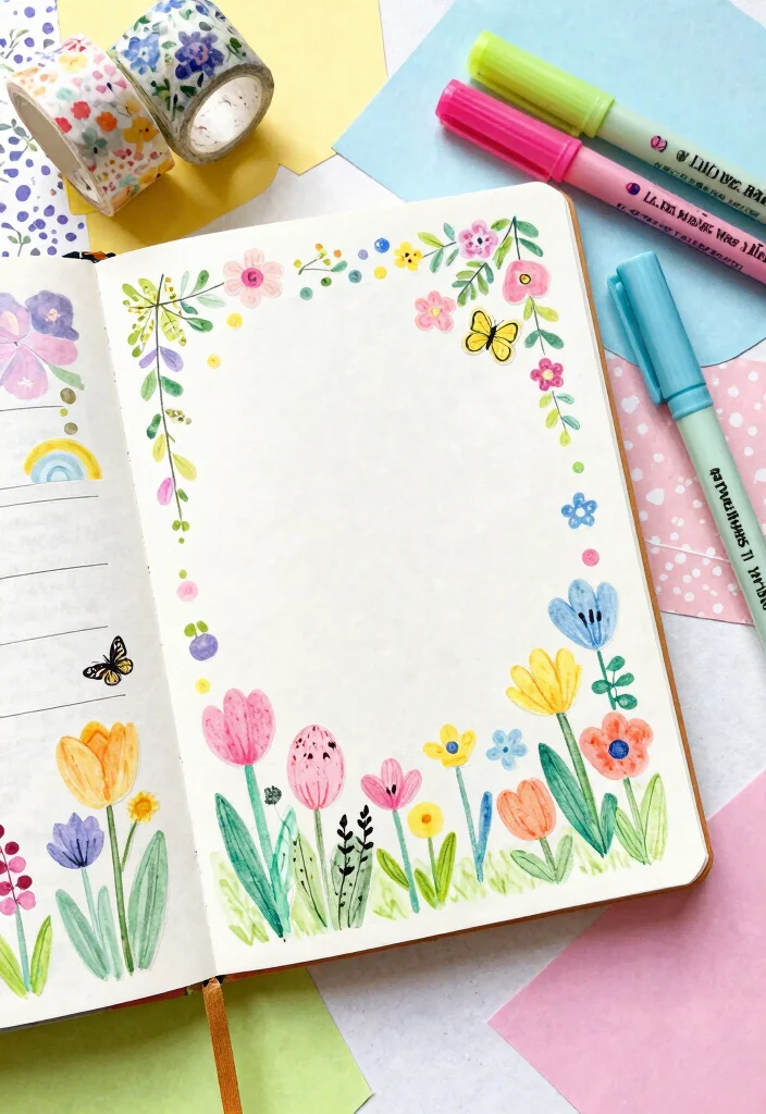 14 Colorful Journal Ideas to Make Every Page Pop - 10. Seasonal Themes 1