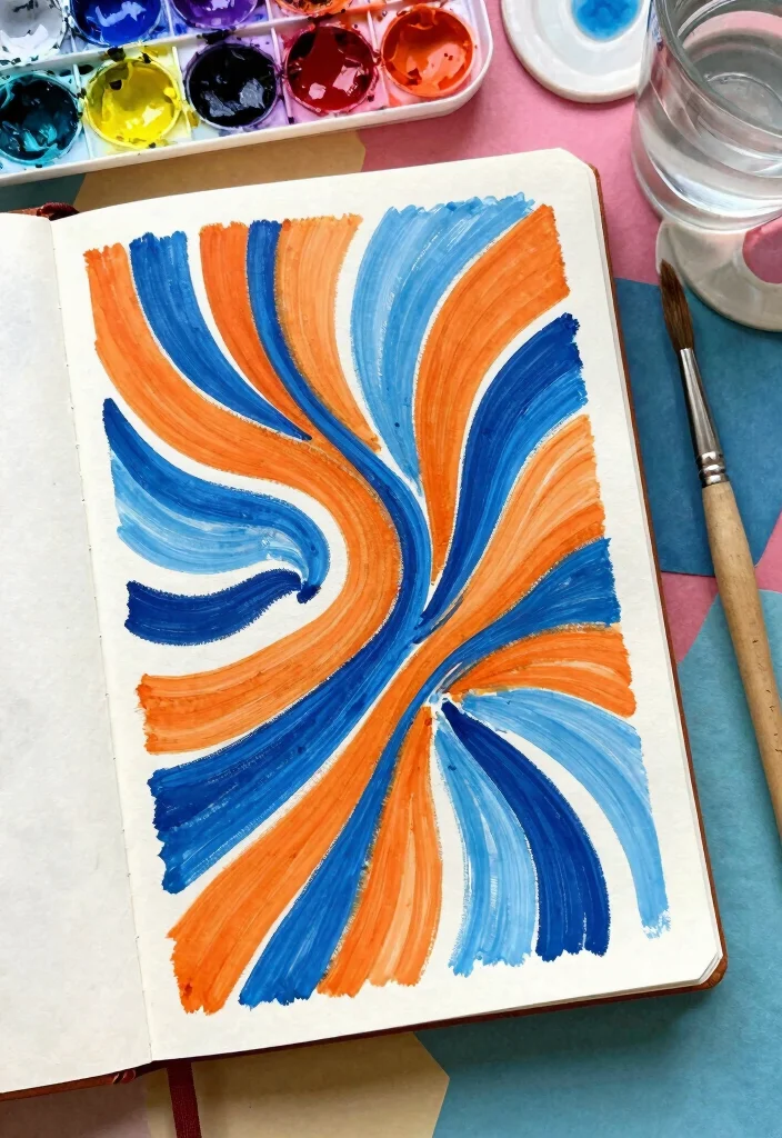 14 Colorful Journal Ideas to Make Every Page Pop - 6. Painted Page Backgrounds 1
