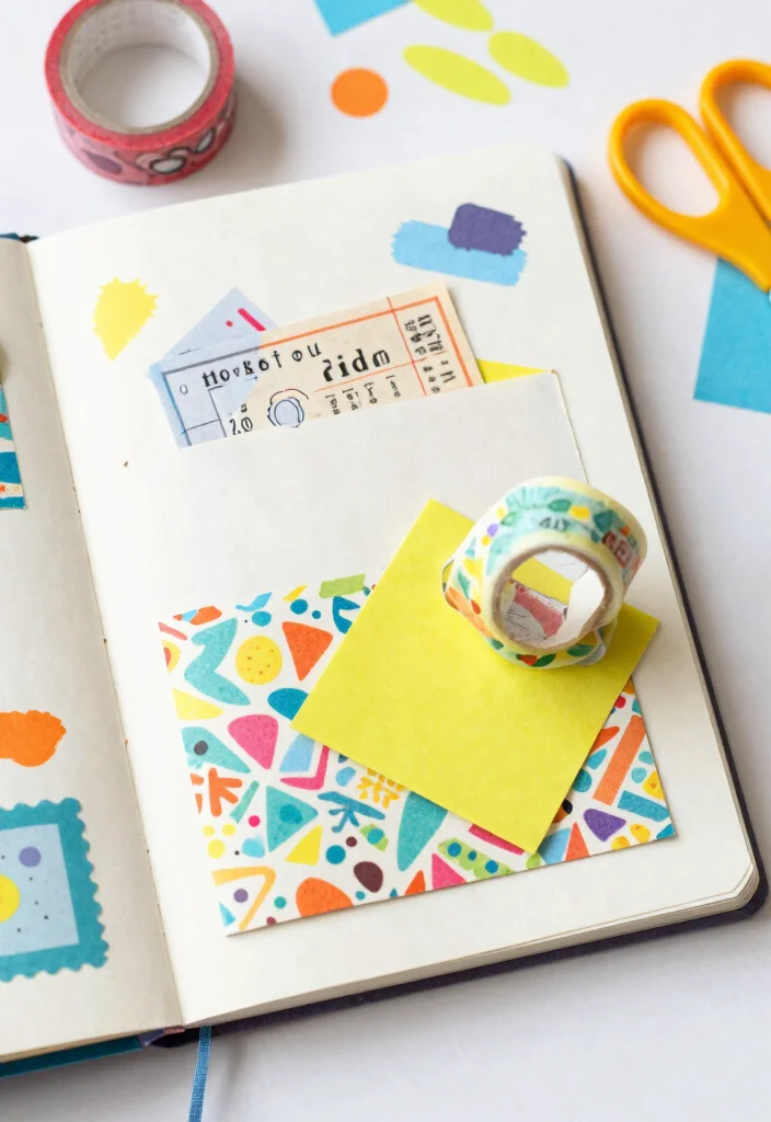 14 Colorful Journal Ideas to Make Every Page Pop - 9. Interactive Elements 1