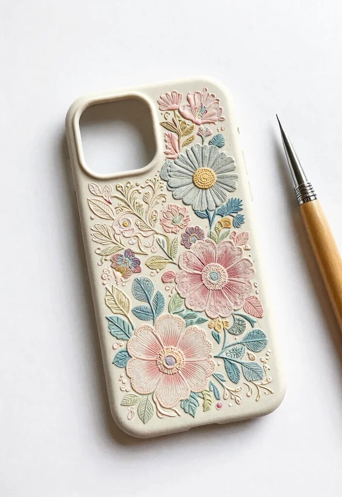 14 DIY Phone Case Painting Ideas That Look Expensive but Easy - 10. Stenciled Designs 1