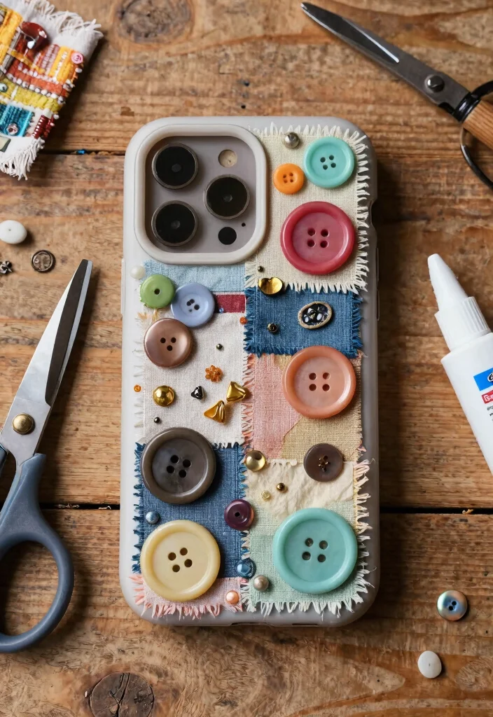 14 DIY Phone Case Painting Ideas That Look Expensive but Easy - 14. Upcycled Charm 1