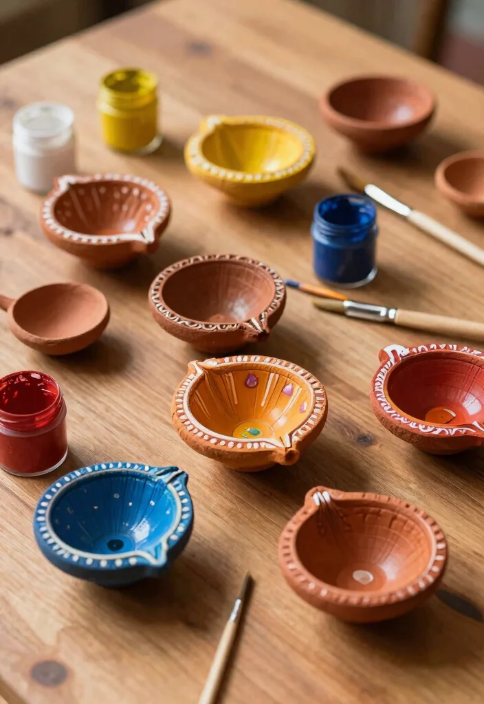 14 Diwali Craft Ideas: Creative Festival Decor DIY 1 14 Diwali Craft Ideas Creative Festival Decor DIY 1. Terracotta Diyas 0