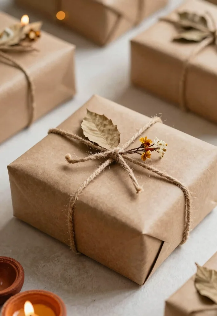 14 Diwali Craft Ideas: Creative Festival Decor DIY 14 14 Diwali Craft Ideas Creative Festival Decor DIY 14. Eco Friendly Gift Wrap 0