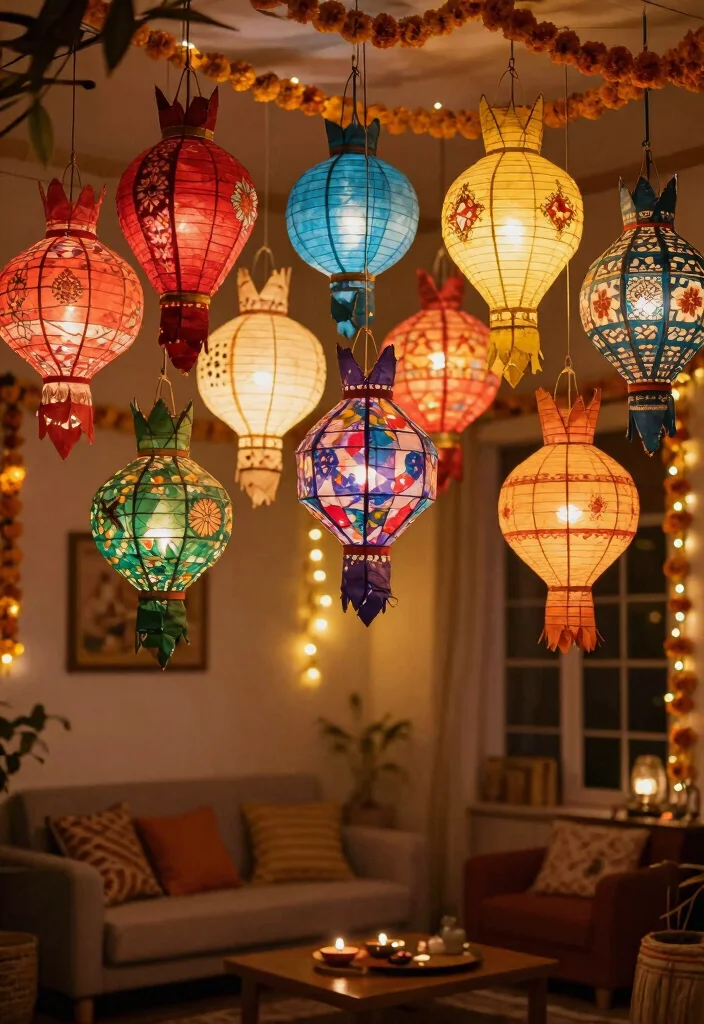 14 Diwali Craft Ideas: Creative Festival Decor DIY 2 14 Diwali Craft Ideas Creative Festival Decor DIY 2. Recycled Paper Lanterns 0