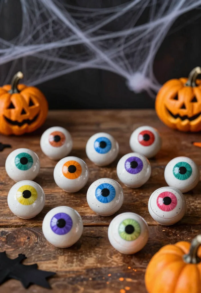 14 Halloween Pottery Painting Ideas for Spooky Home Decor - 12. Eerie Eyeballs 1