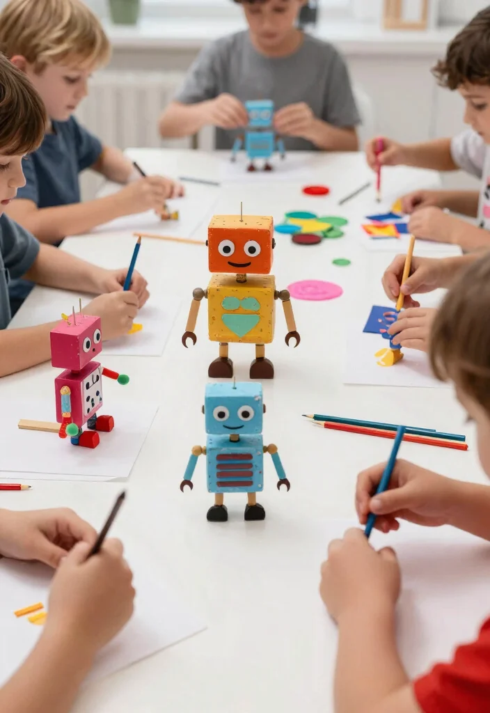 14 Ice Cream Stick Craft Ideas Fun and Simple DIY 14. Ice Cream Stick Robots 0