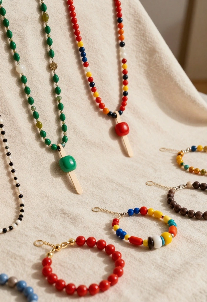 14 Ice Cream Stick Craft Ideas Fun and Simple DIY 7. Ice Cream Stick Jewelry 0