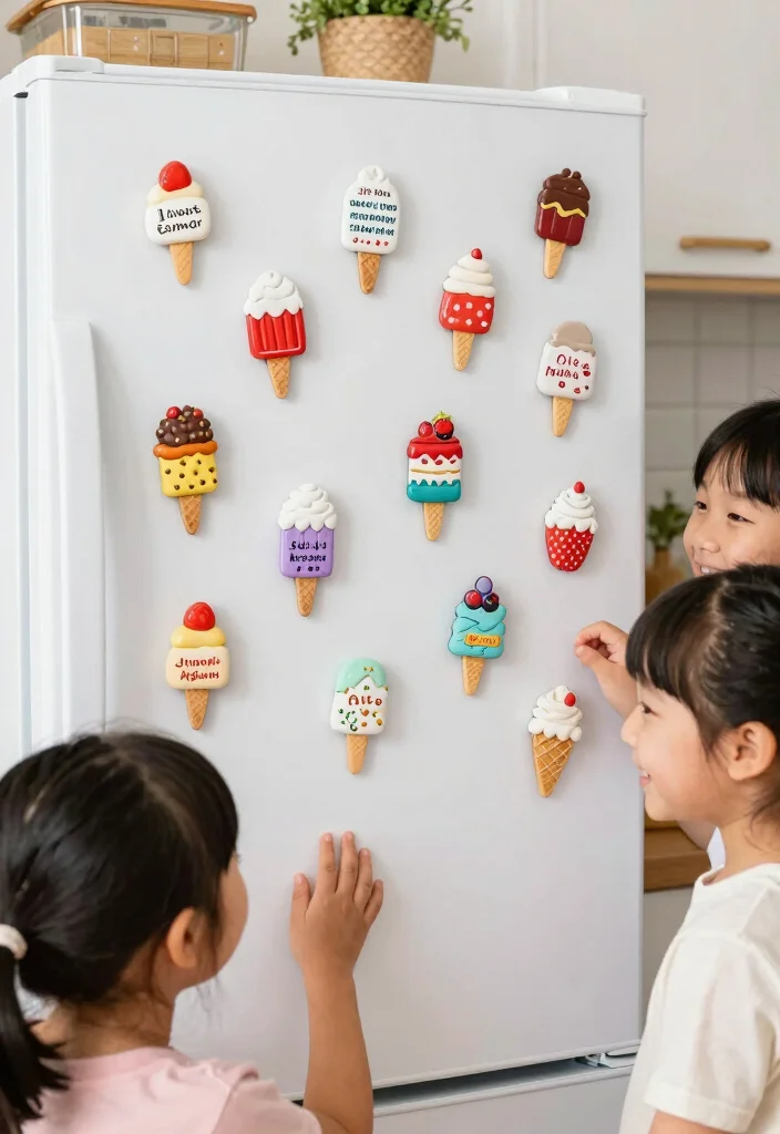 14 Ice Cream Stick Craft Ideas Fun and Simple DIY 9. Ice Cream Stick Magnets 0