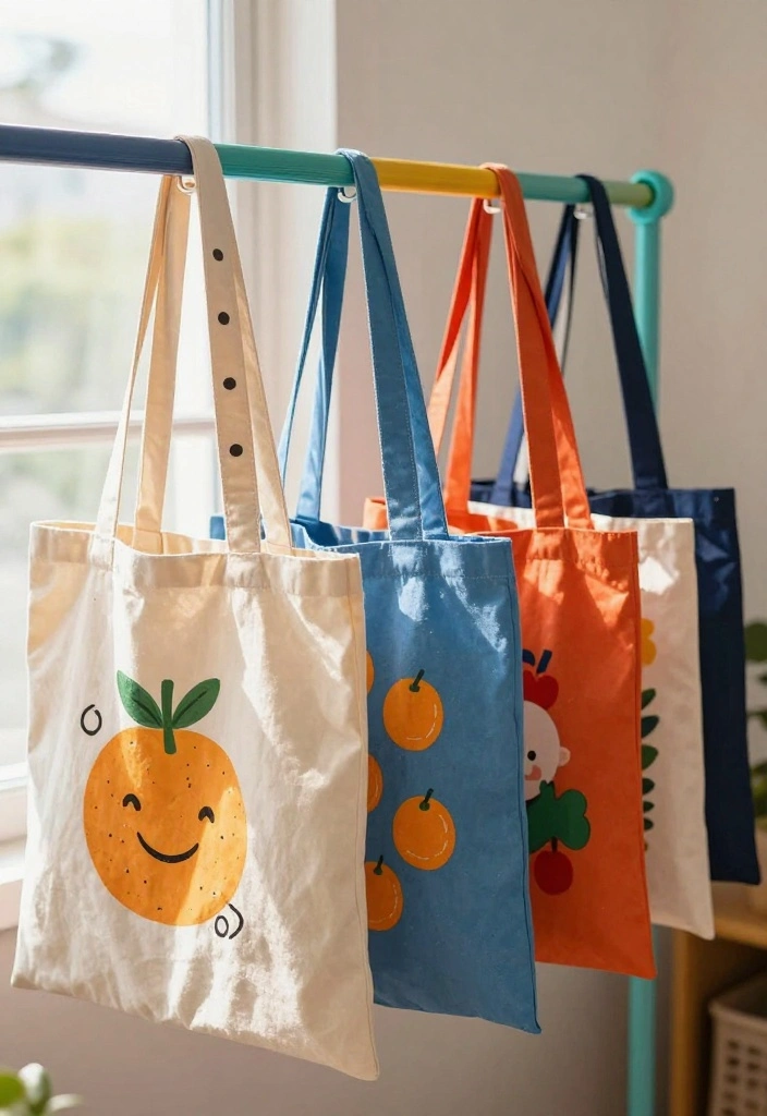 14 Innovative Craft Ideas: Unique and Creative Projects - 10. DIY T-Shirt Tote Bags 1