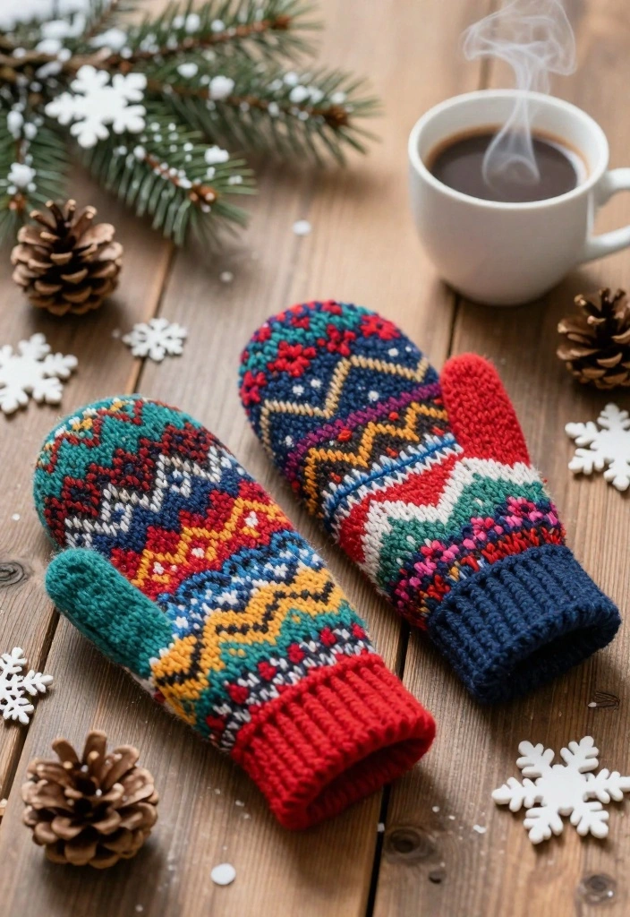 14 Innovative Craft Ideas: Unique and Creative Projects - 9. Upcycled Sweater Mittens 1