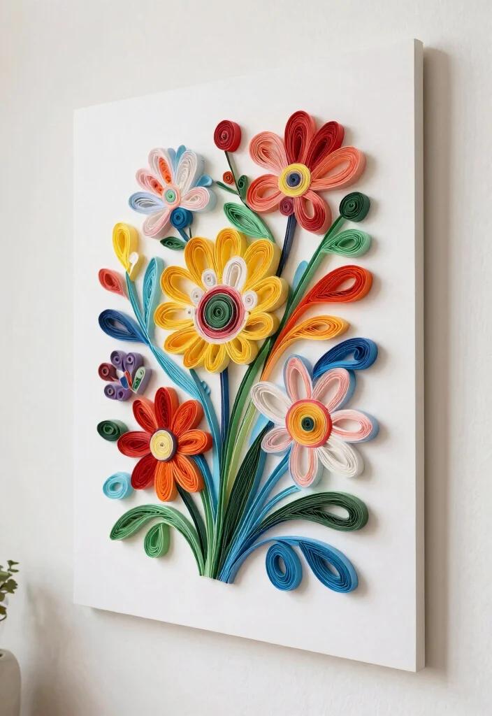14 Paper Craft Ideas for Room Decor: Easy DIY 14 14 Paper Craft Ideas for Room Decor: Easy DIY - 14. Paper Quilled Artwork 1