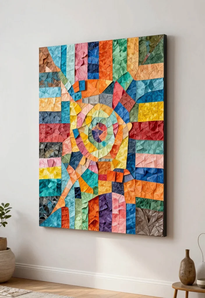 14 Paper Craft Ideas for Room Decor: Easy DIY 6 14 Paper Craft Ideas for Room Decor: Easy DIY - 6. Upcycled Paper Wall Art 1