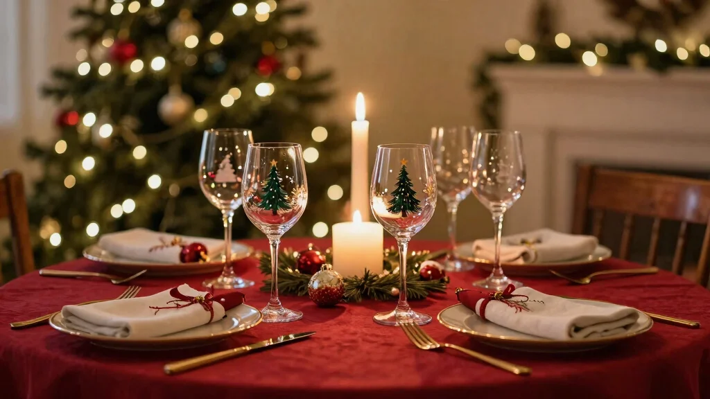 14 Wine Glass Painting Ideas Christmas Perfect for Holiday Tables