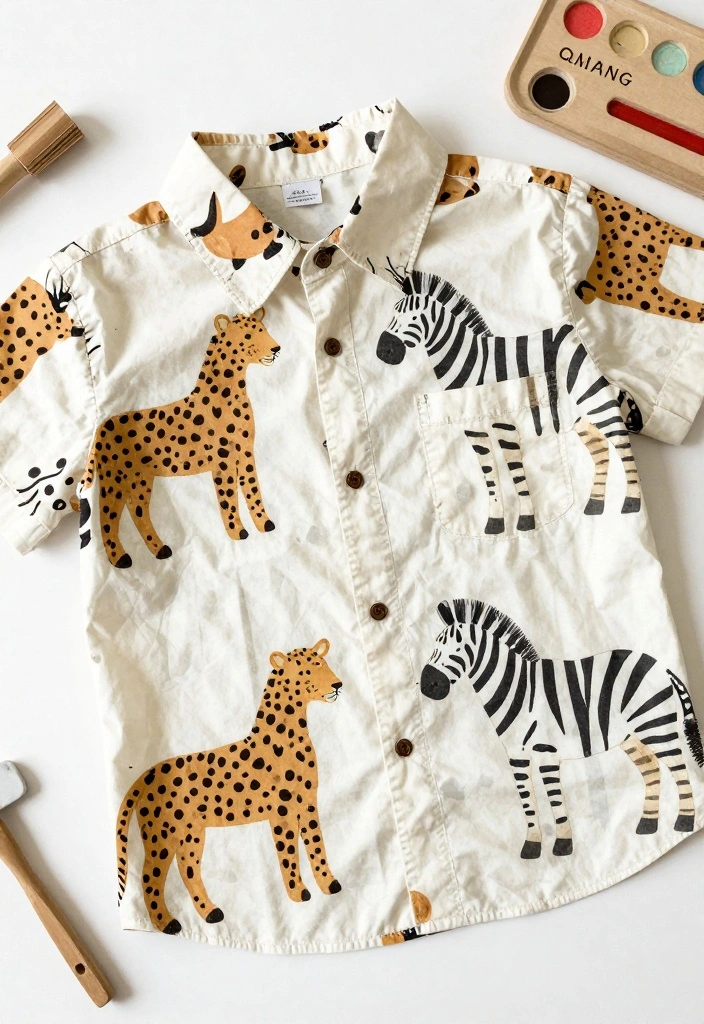 15 Shirt Painting Ideas Aesthetic Enough for Everyday Style - 10. Animal Prints 1