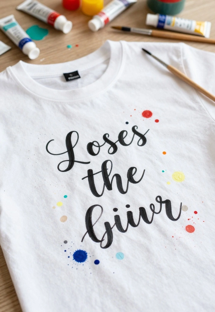 15 Shirt Painting Ideas Aesthetic Enough for Everyday Style - 3. Quotes and Sayings 1