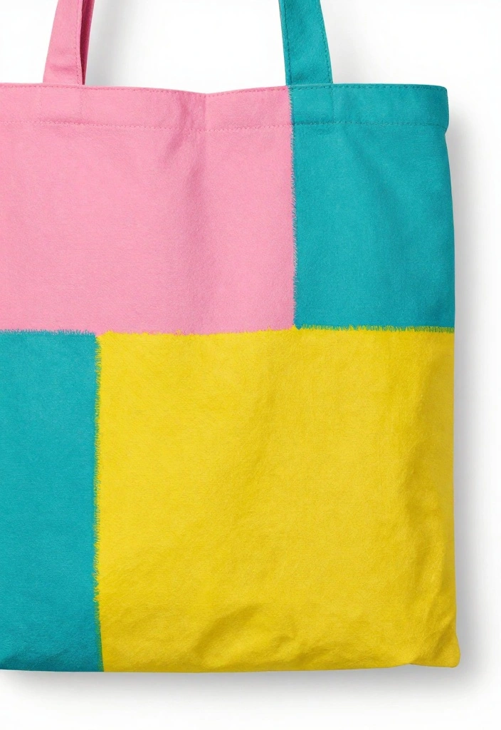 15 Tote Bag Painting Ideas That Look Trendy Not Crafty 1 15 Tote Bag Painting Ideas That Look Trendy Not Crafty - 1. Bold Color Block Designs 1