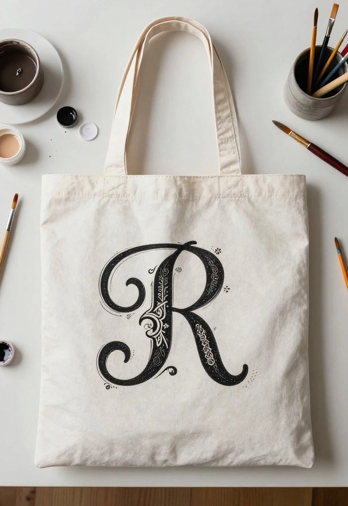 15 Tote Bag Painting Ideas That Look Trendy Not Crafty 15 15 Tote Bag Painting Ideas That Look Trendy Not Crafty - 15. Personalized Artwork 1