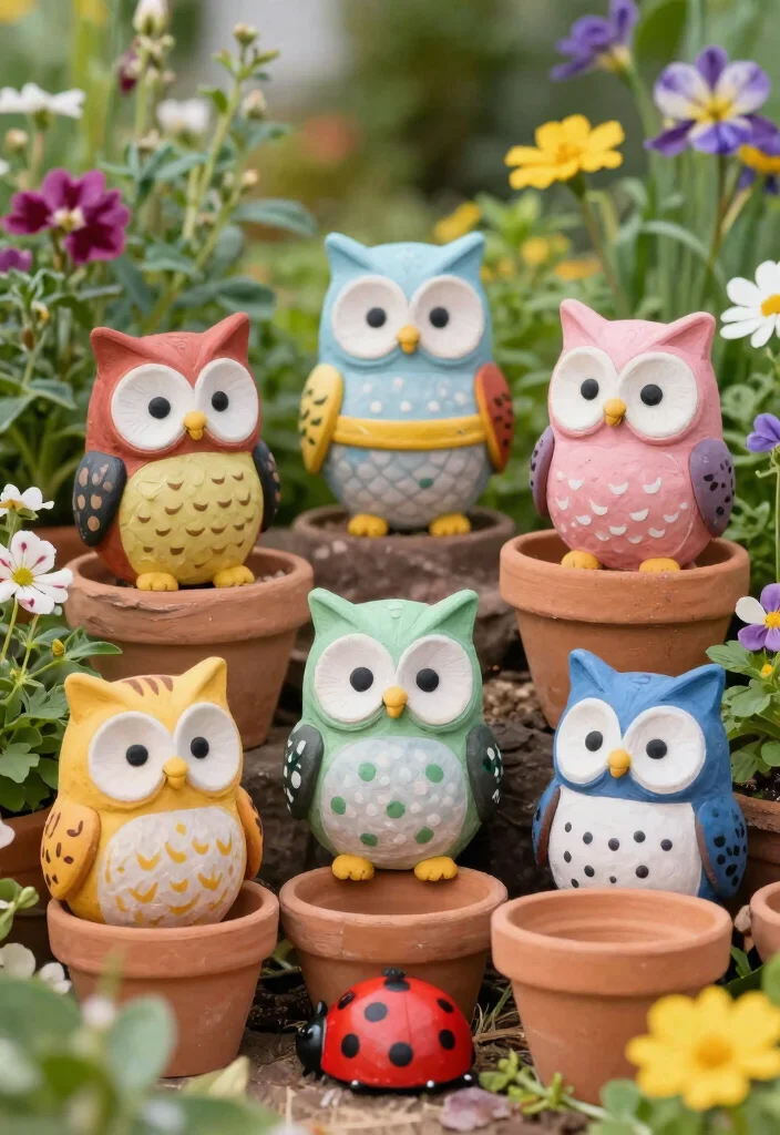 16 Clay Pot Painting Ideas to Upgrade Your Garden on a Budget - 8. Fun Animal Designs 1