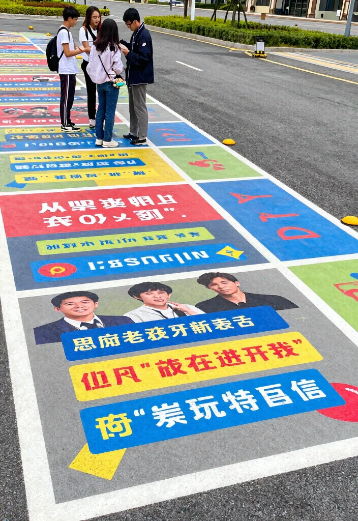16 Senior Parking Spot Painting Ideas for Guys That Truly Stand Out - 10. Movie or TV Show Tribute 1