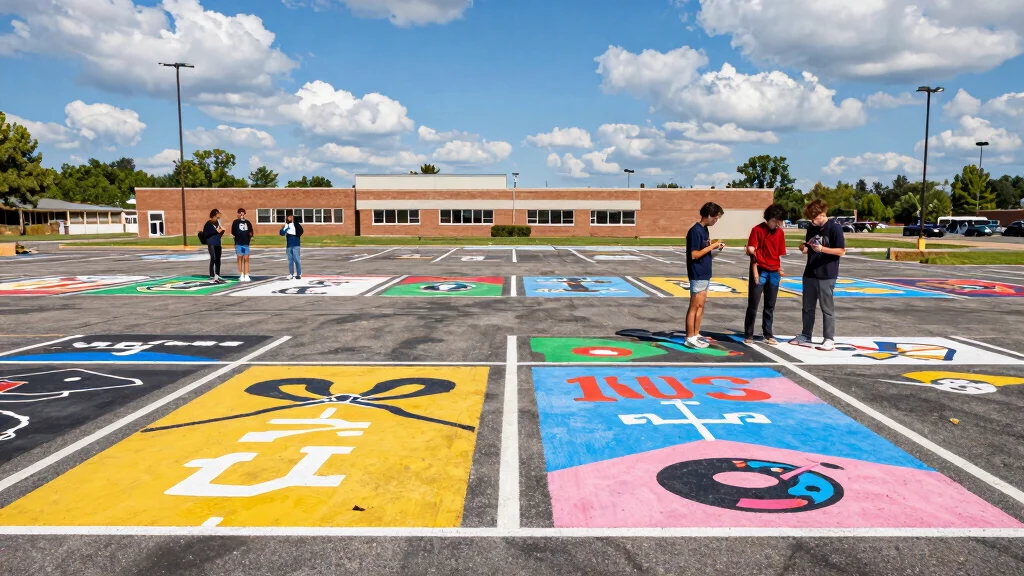 16 Senior Parking Spot Painting Ideas for Guys That Truly Stand Out