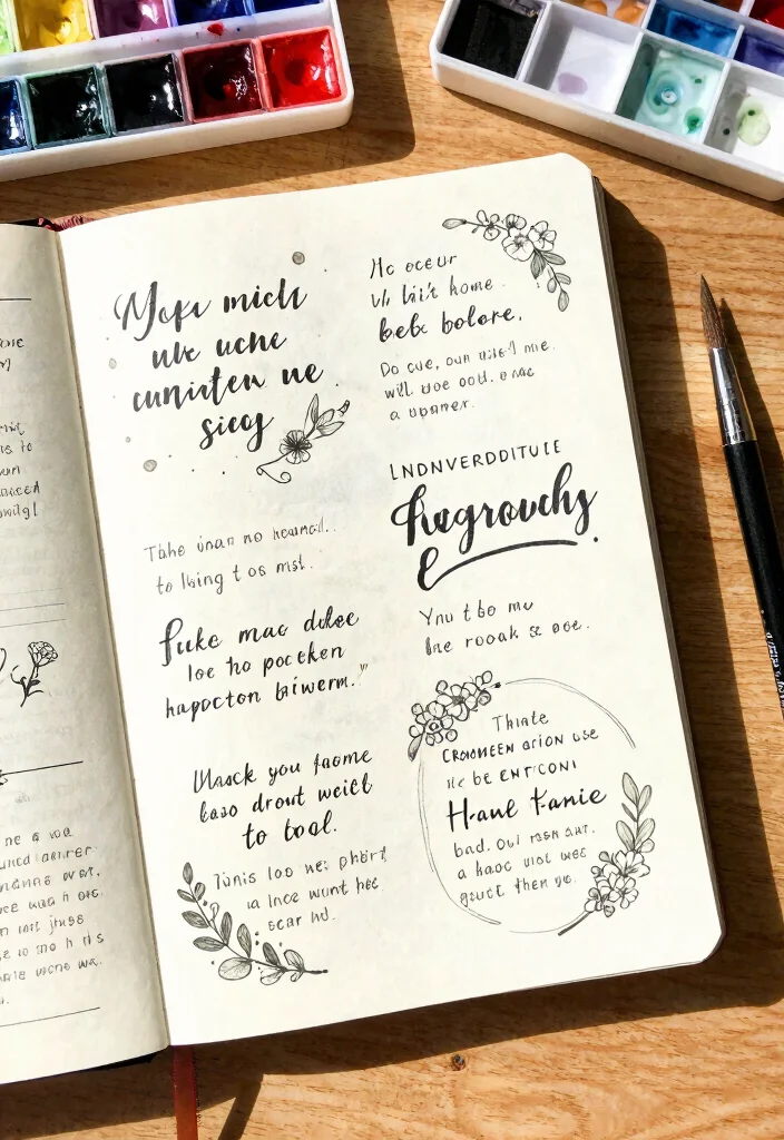 18 Bullet Journal Ideas Templates Easy for Beginners - 11. Inspirational Quotes Page 1