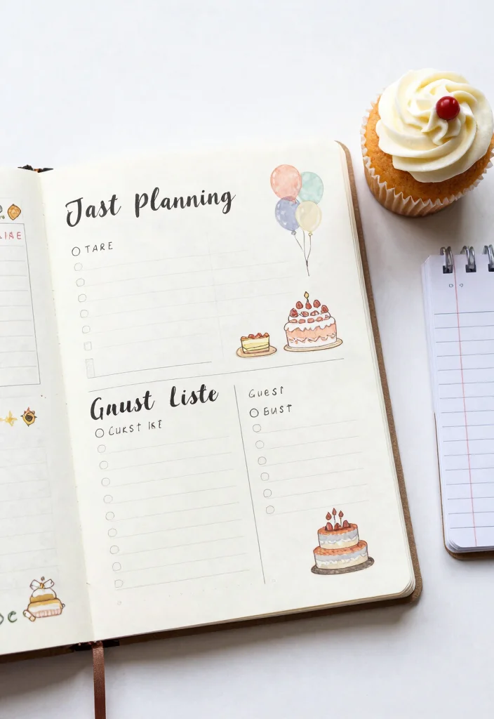 18 Bullet Journal Ideas Templates Easy for Beginners - 15. Event Planning Page 1