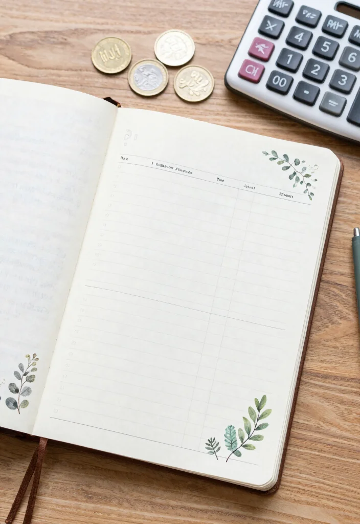 18 Bullet Journal Ideas Templates Easy for Beginners - 9. Expense Tracker 1