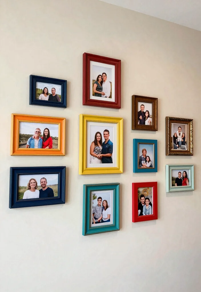 18 Easy DIY Painting Ideas for Instant Home Makeovers 10 18 Easy DIY Painting Ideas for Instant Home Makeovers 10. Painted Picture Frames 0