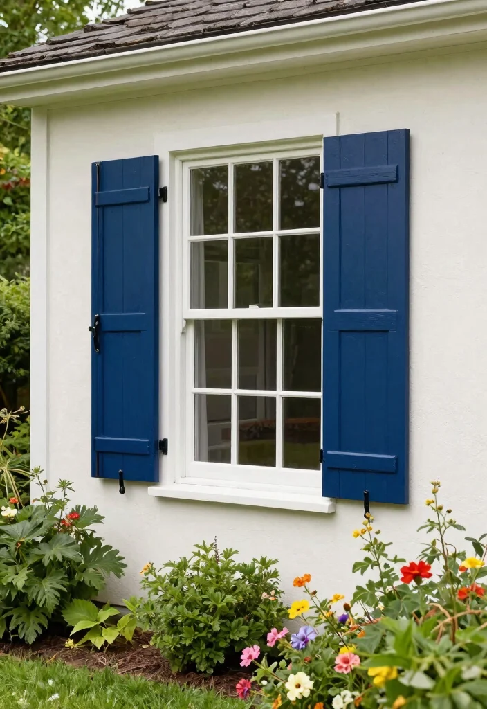 18 Easy DIY Painting Ideas for Instant Home Makeovers 13 18 Easy DIY Painting Ideas for Instant Home Makeovers 13. Painted Window Shutters 0