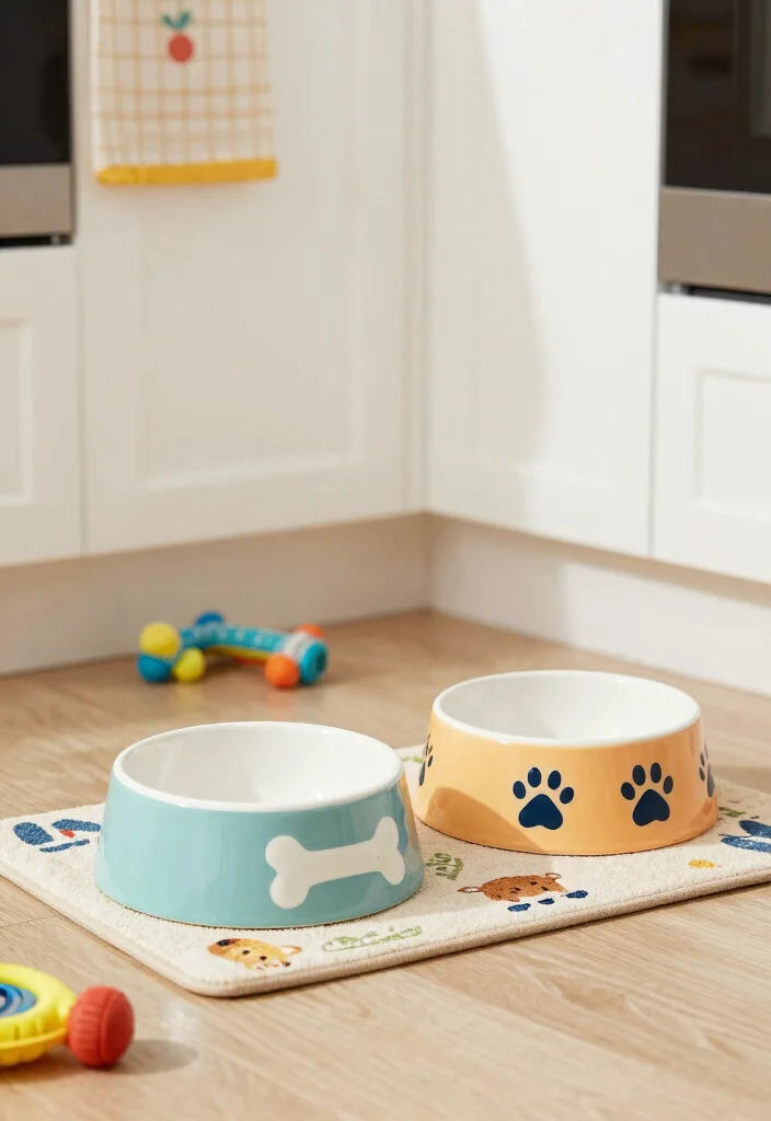 18 Easy DIY Painting Ideas for Instant Home Makeovers 17 18 Easy DIY Painting Ideas for Instant Home Makeovers 17. Painted Pet Bowls 0