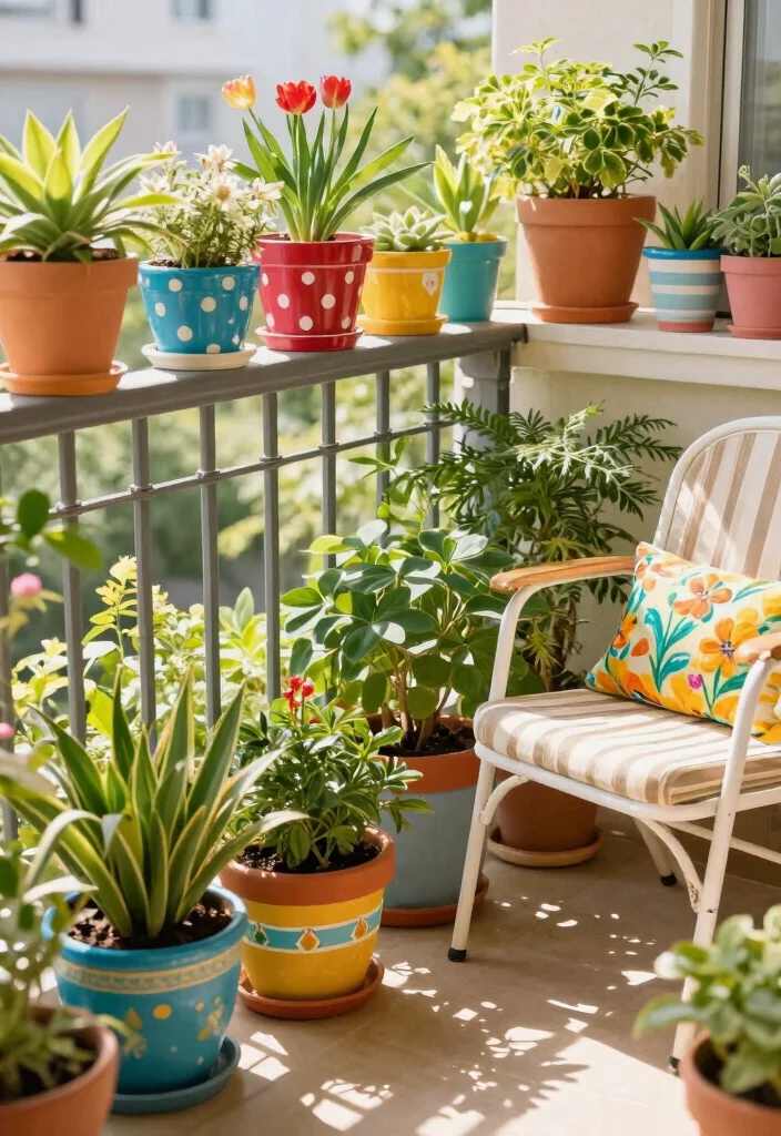 18 Easy DIY Painting Ideas for Instant Home Makeovers 7 18 Easy DIY Painting Ideas for Instant Home Makeovers 7. Painted Planters 0