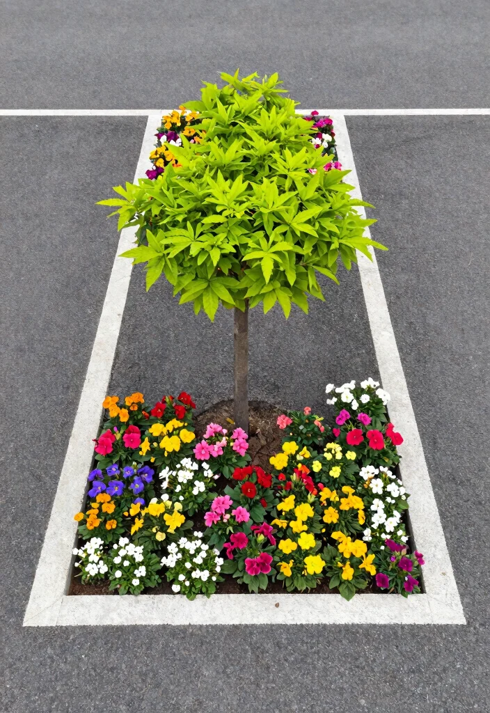 18 Senior Parking Spot Painting Ideas Everyone Will Notice - 12. Seasonal Themes 1