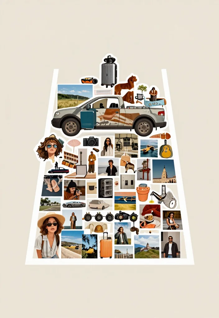 18 Senior Parking Spot Painting Ideas Everyone Will Notice - 18. Themed Collage 1