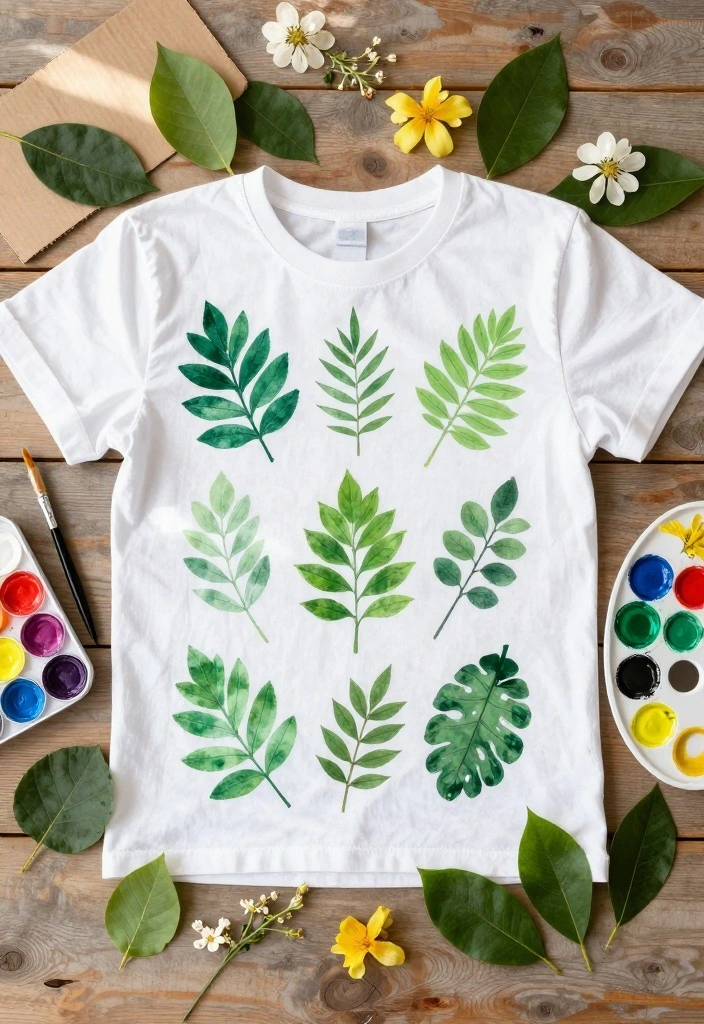 18 T Shirt Painting Ideas Anyone Can Do at Home 1 18 T Shirt Painting Ideas Anyone Can Do at Home 1. Nature Inspired Prints 0