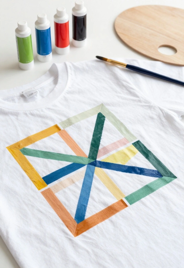 18 T Shirt Painting Ideas Anyone Can Do at Home 17 18 T Shirt Painting Ideas Anyone Can Do at Home 17. Removable Tape Designs 0